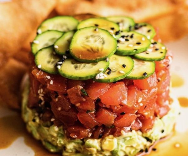 Lemon Sesame Tuna Tartare