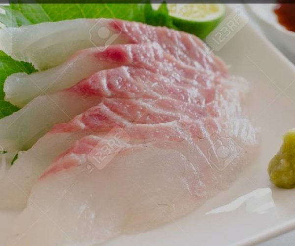 Red Snapper Sashimi (6 pcs)