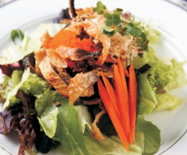 Salmon Skin Salad